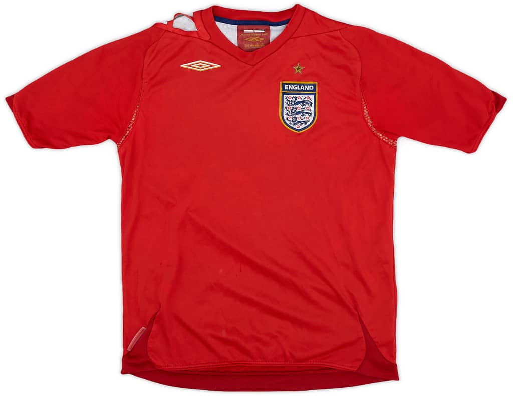 2006-08 England Away Shirt - 8/10 - (M.Boys)