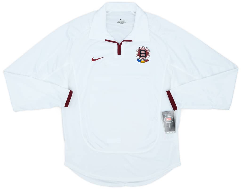 2001-03 Sparta Prague Player Issue Away L/S Shirt (S)