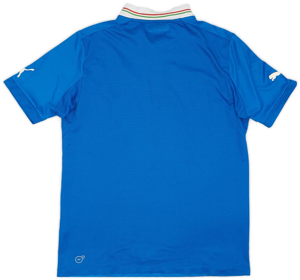 2012-13 Italy Home Shirt - 9/10 - (XL.Boys)