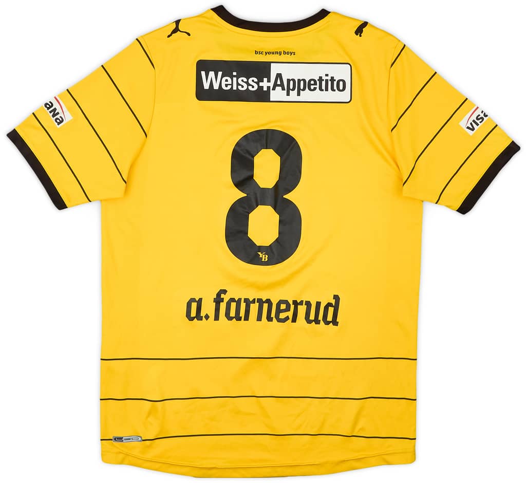2011-12 Young Boys Home Shirt A.Farnerud #8 - 7/10 - (L.Boys)