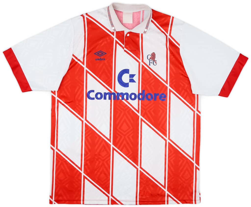 1990-92 Chelsea Away Shirt - 8/10 - (XL)