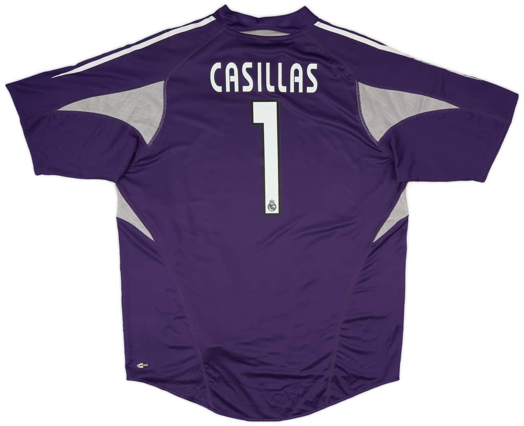 2004-05 Real Madrid GK S/S Shirt Casillas #1 (L)