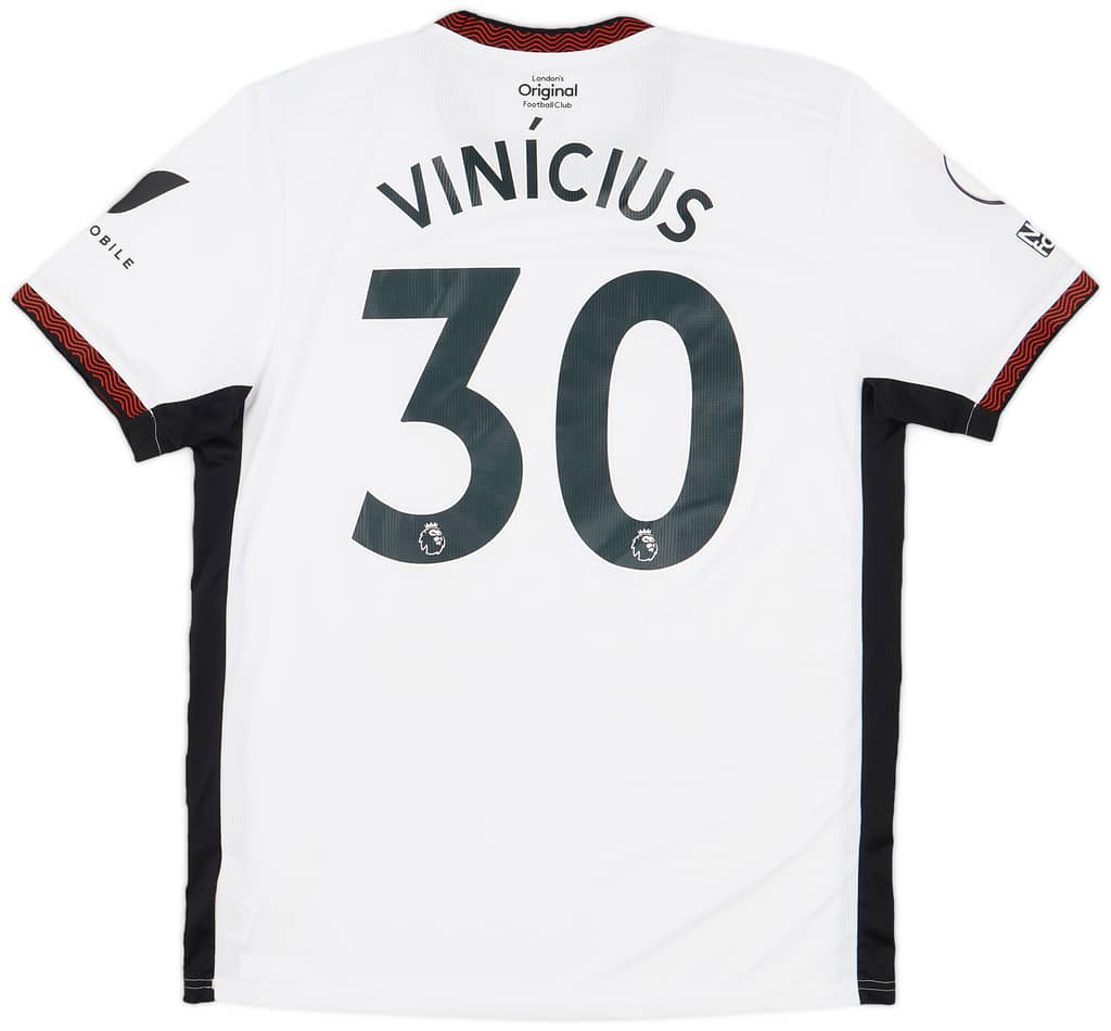 2022-23 Fulham Match Issue Home Shirt Vinicius #30