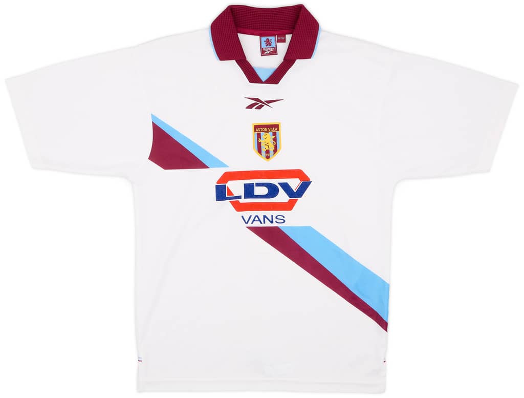 1996-98 Aston Villa Away Shirt Southgate #4 - 7/10 - (S)