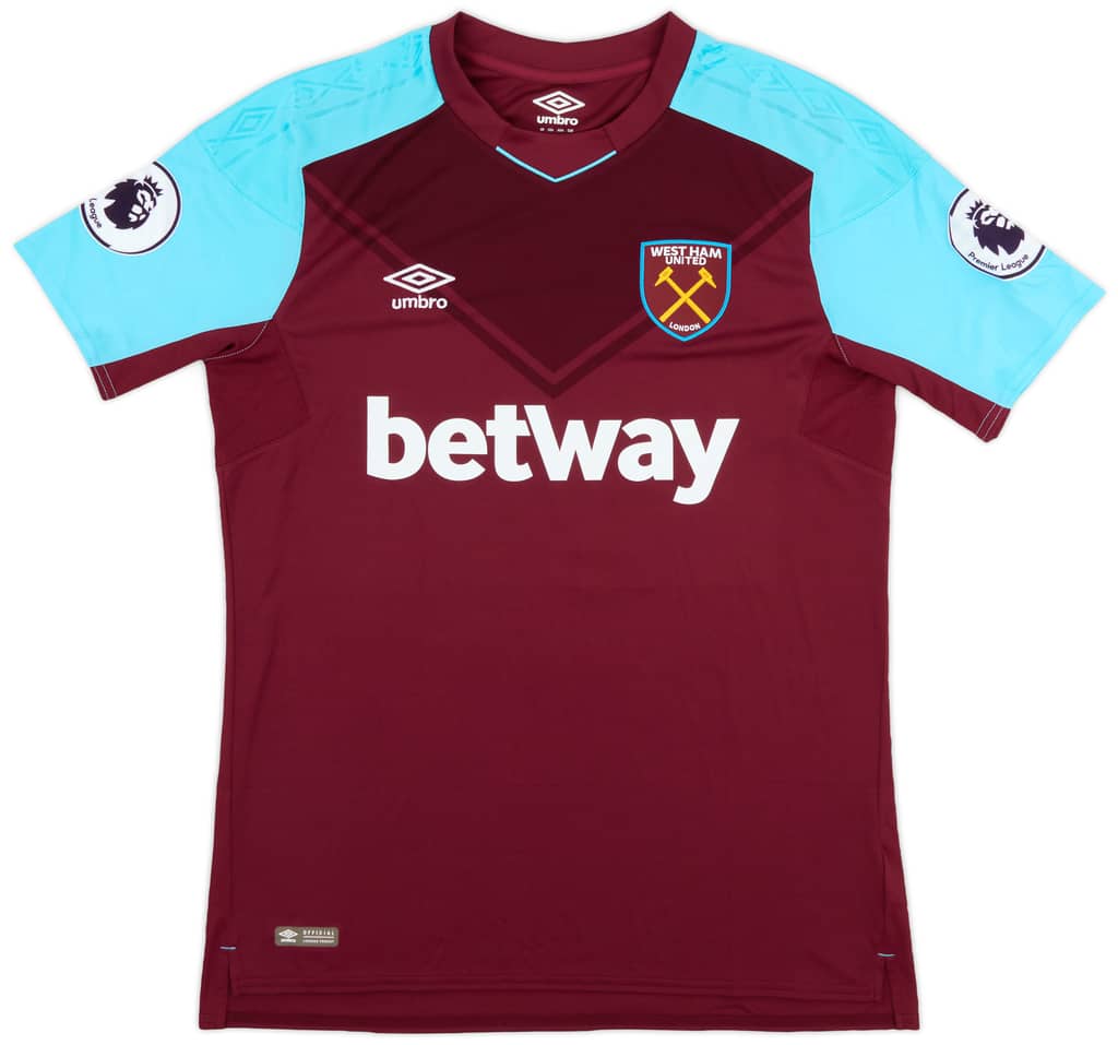 2017-18 West Ham Match Issue Home Shirt Arnautović #7