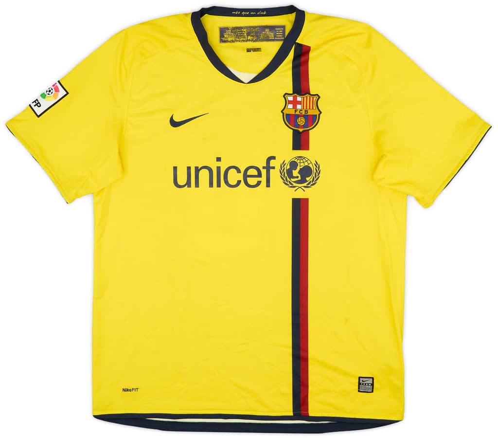 2008-10 Barcelona Away Shirt Messi #10 - 6/10 - (L)