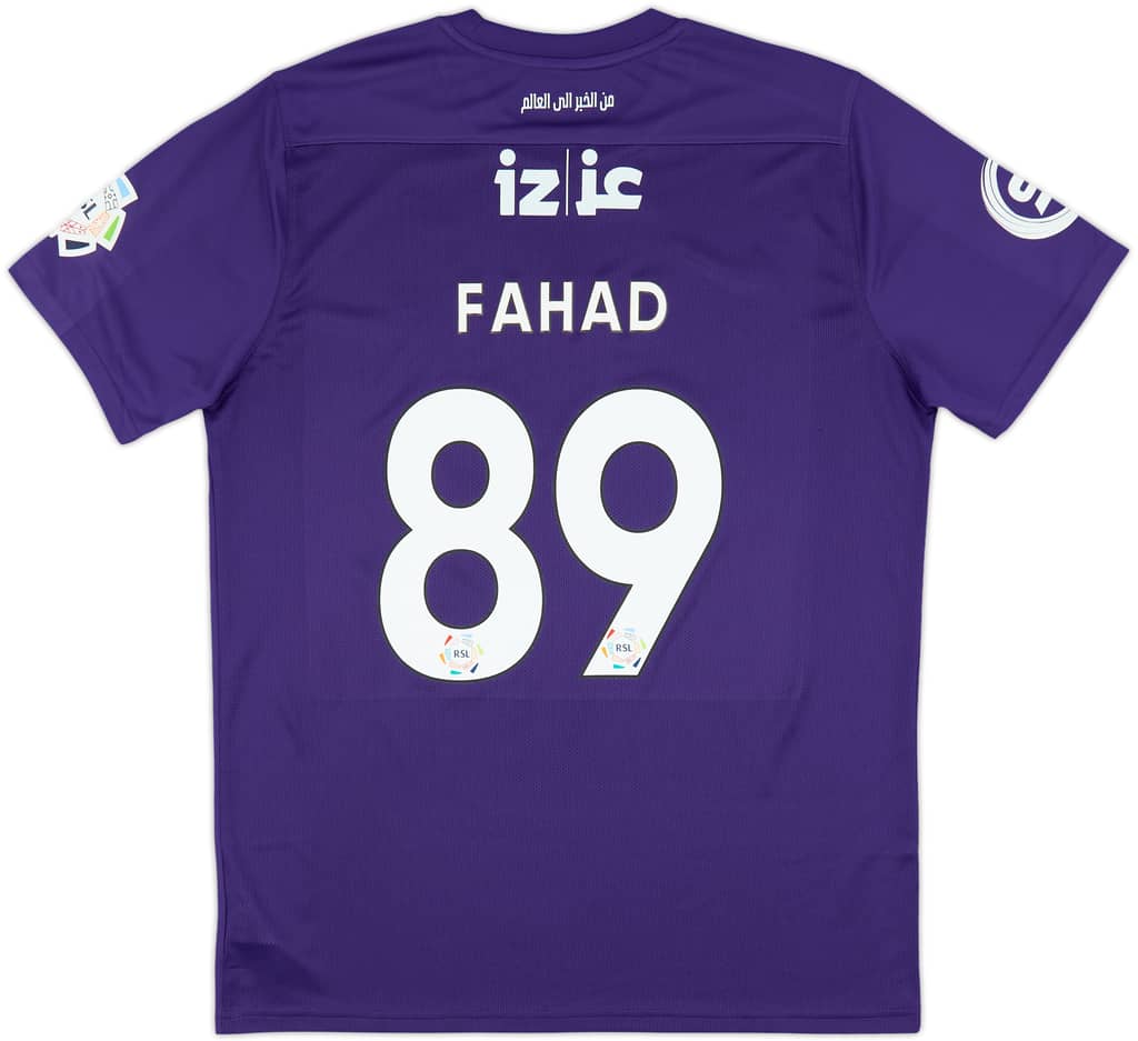 2024-25 Al Qadsiah Player Issue GK Fourth Shirt Fahad #89 - As New - (XL)