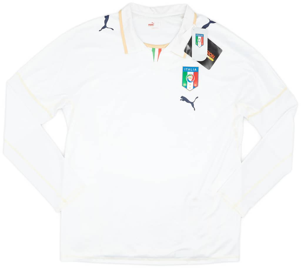2007-08 Italy Player Issue Away L/S Shirt (XL)