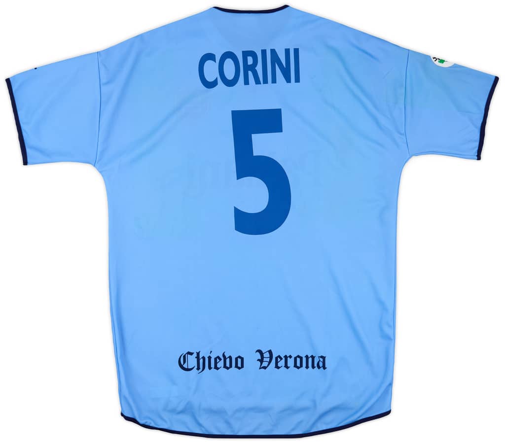 2001-02 Chievo Verona Match Issue Third Shirt Corini #5