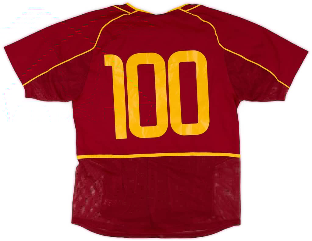 2002-04 Portugal Player Issue Squad Signed Home Shirt #100 (de Boer) - 8/10 - (M)