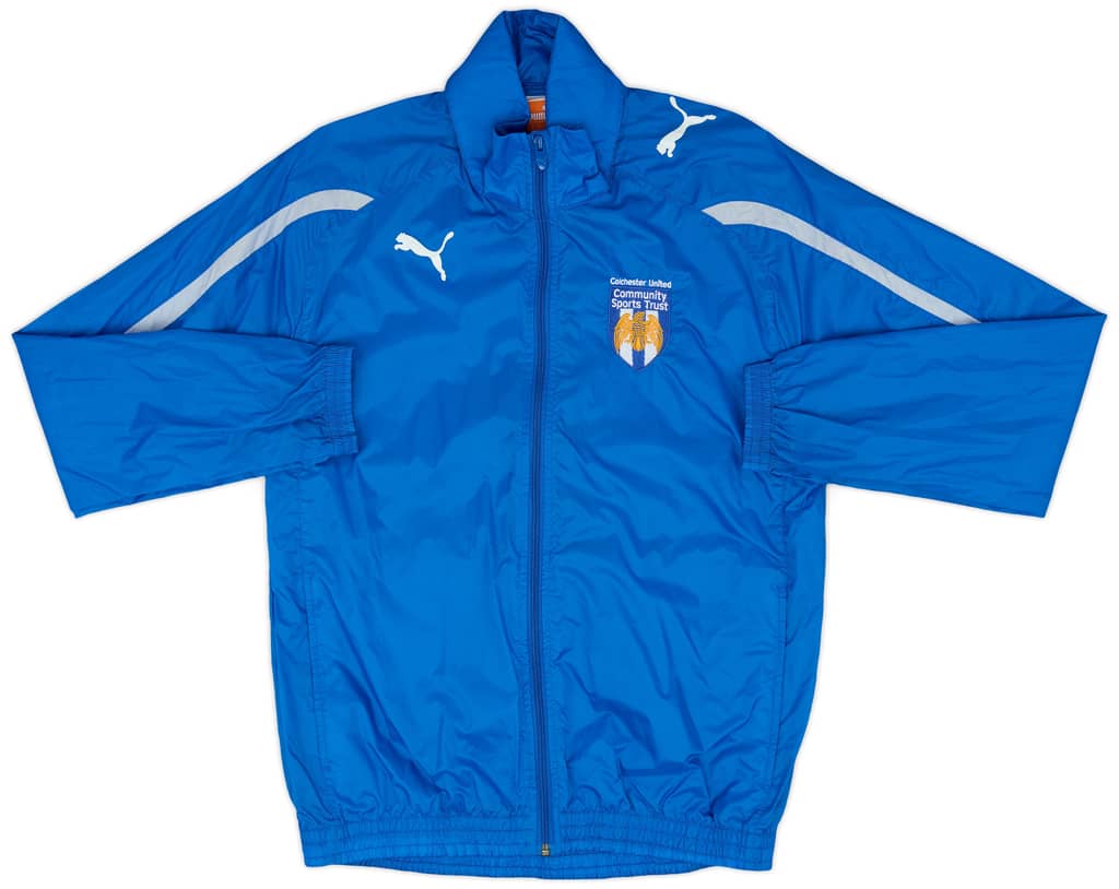 2012-13 Colchester United Puma Hooded Rain Jacket - 8/10 - (S)