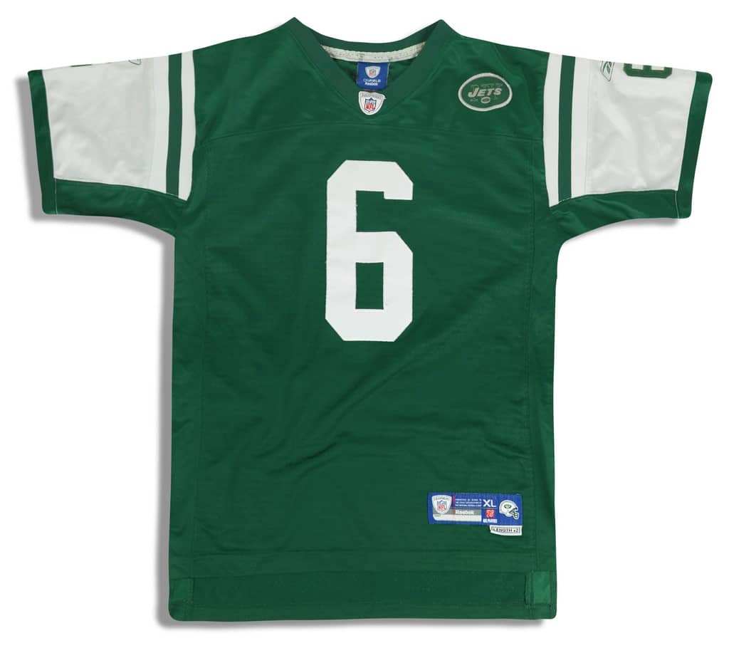 2009-11 New York Jets Sanchez #6 Reebok Premier Jersey (Home) Y