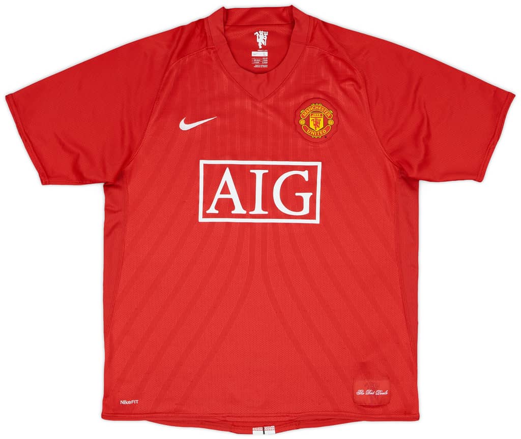 2007-09 Manchester United Home Shirt Ronaldo #7