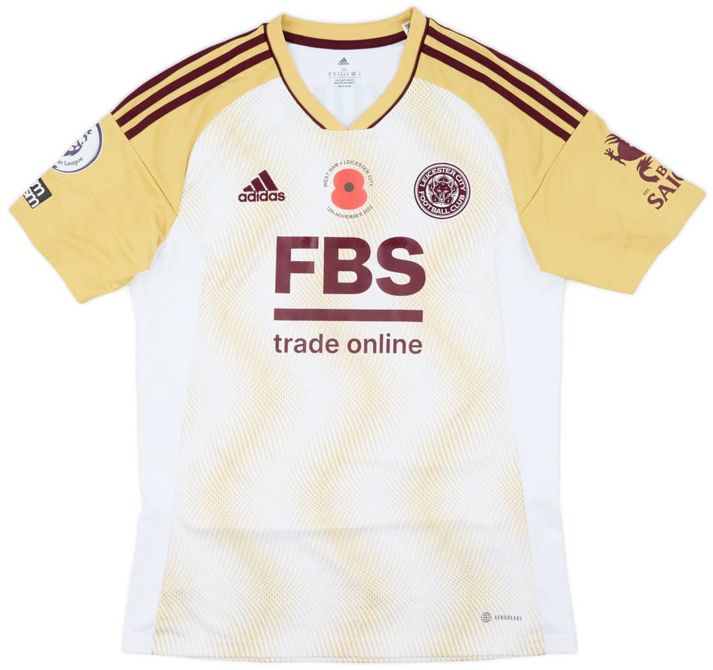 2022-23 Leicester Match Issue Third Shirt Soyuncu #4 (v West Ham)