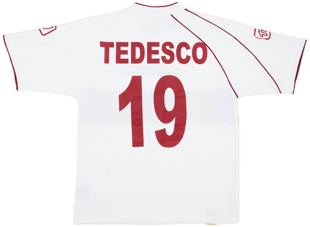 2005-06 Reggina Away Shirt Tedesco #19 - 6/10 - (L)