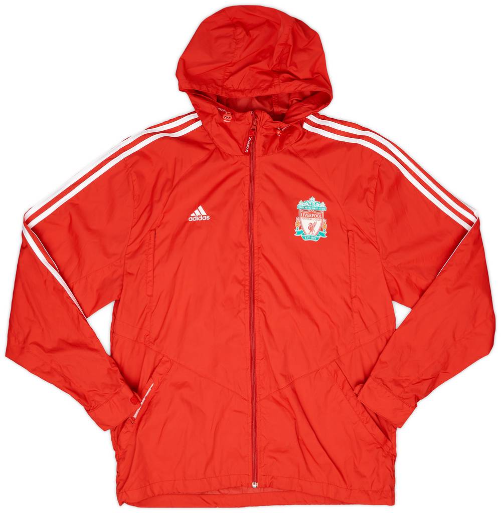 2009-10 Liverpool adidas Hooded Rain Jacket - 6/10 - (L)