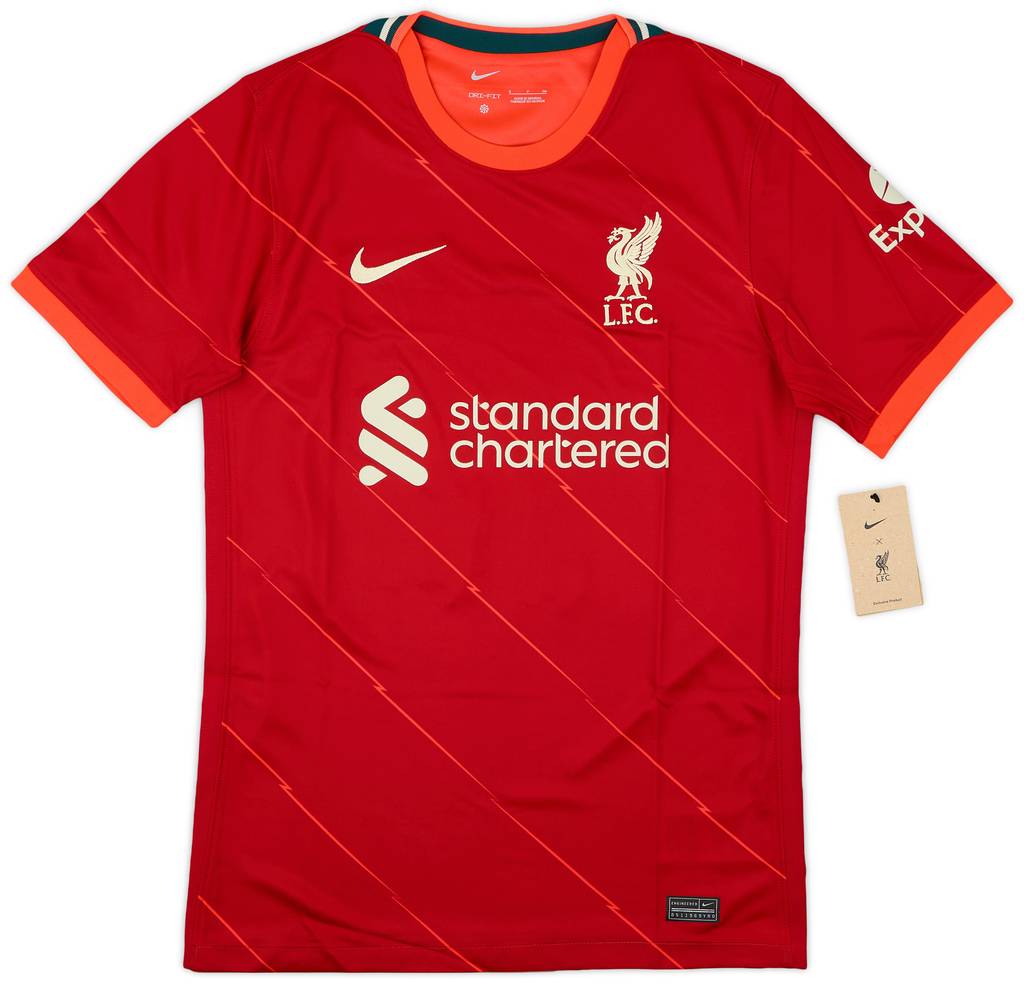 2021-22 Liverpool Home Shirt M.Salah #11 (S)