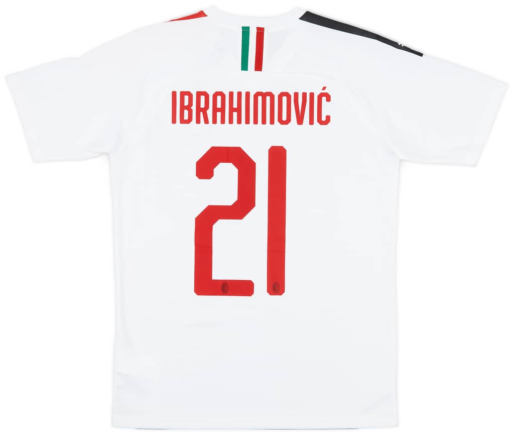 2019-20 AC Milan Away Shirt Ibrahimovic #21 (S)
