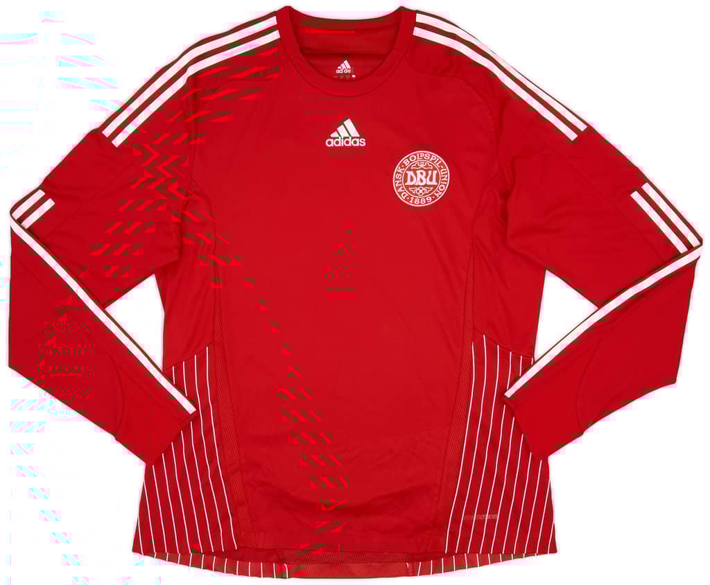 2007-10 Denmark Authentic Home L/S Shirt - 9/10 - (XL)