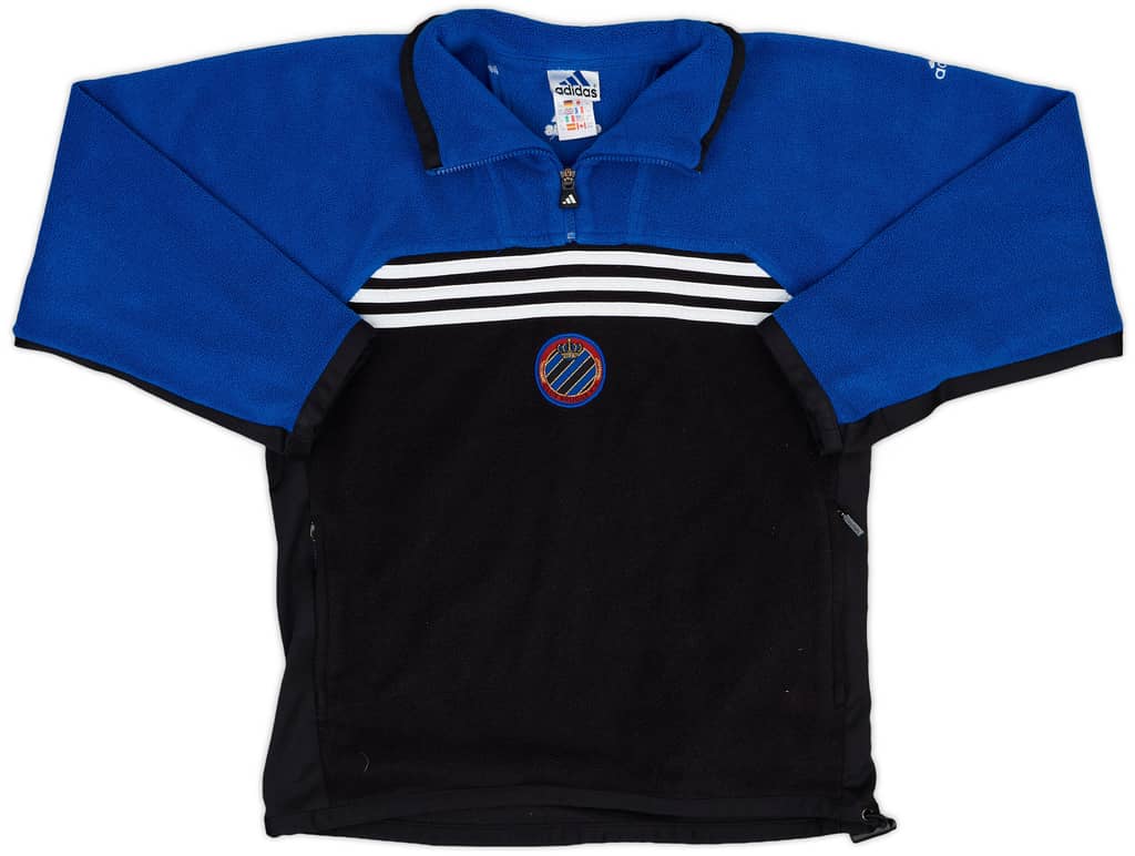 1999-00 Club Brugge adidas 1/4 Zip Fleece - 8/10 - (M.Boys)