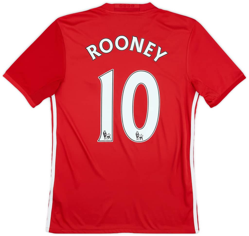 2016-17 Manchester United Home Shirt Rooney #10 - 6/10 - (S)
