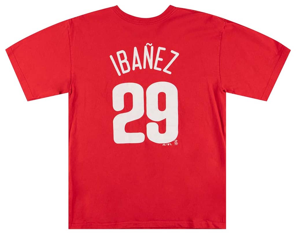2010 Philadelphia Phillies Ibanez #29 Majestic Graphic Tee M
