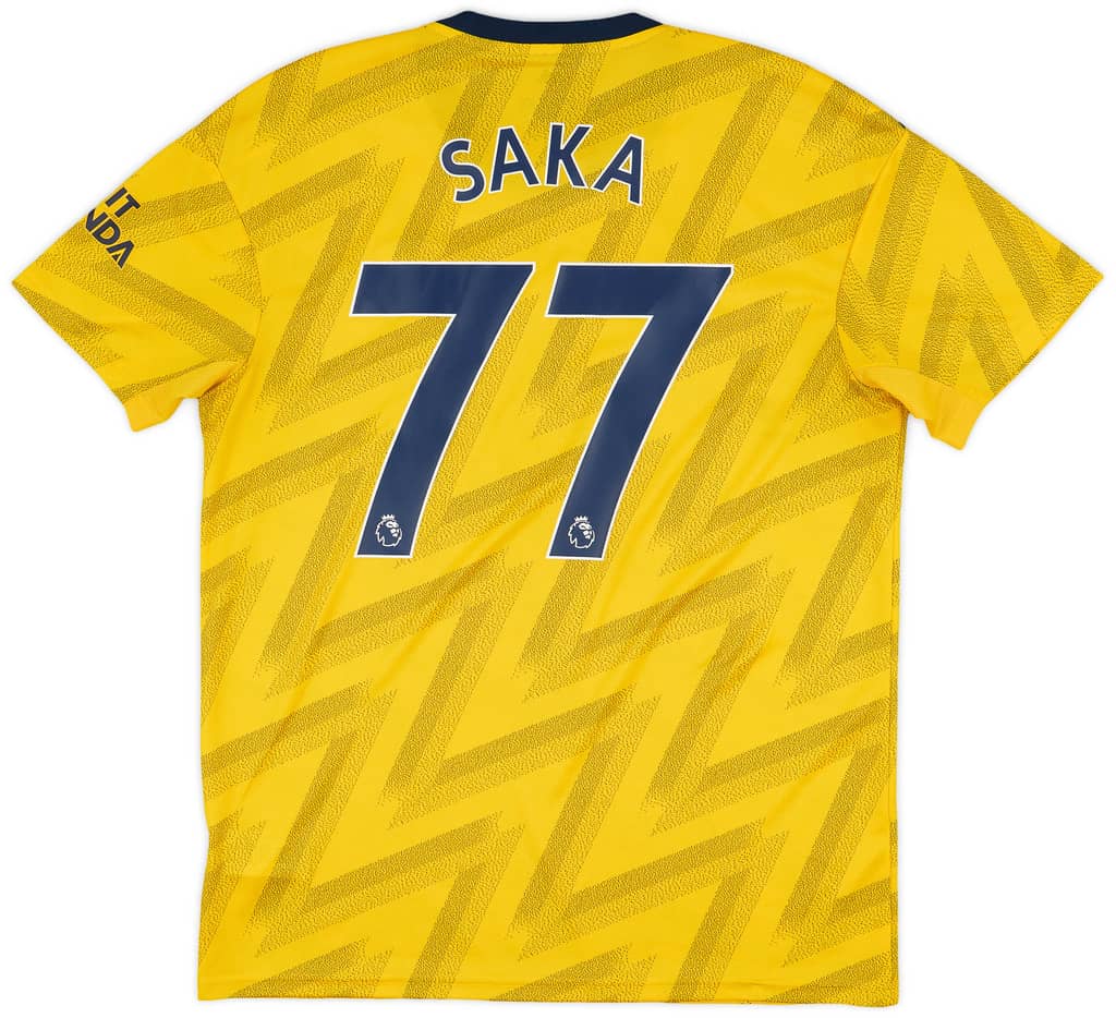 2019-20 Arsenal Away Shirt Saka #77