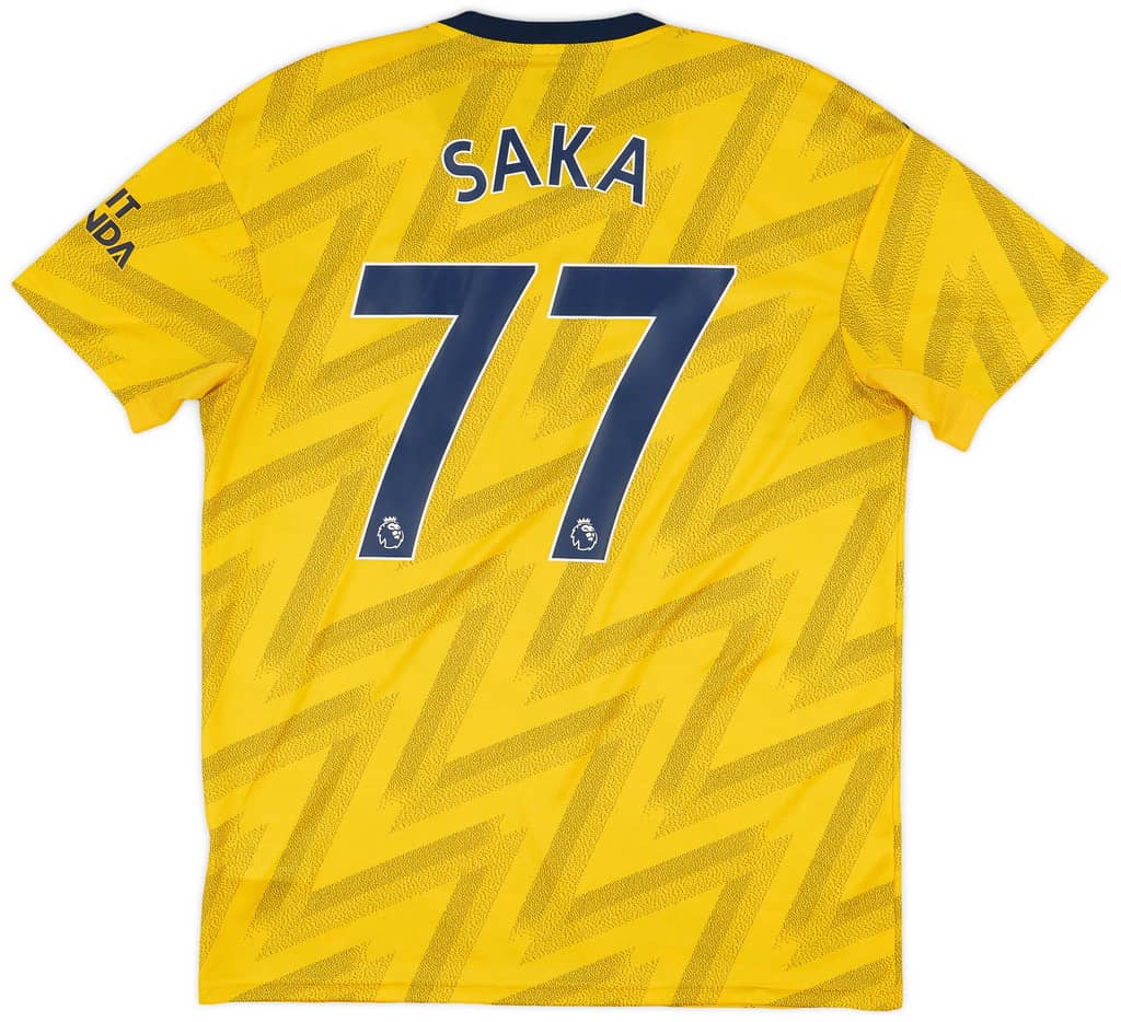 2019-20 Arsenal Away Shirt Saka #77 - 6/10 - (S)