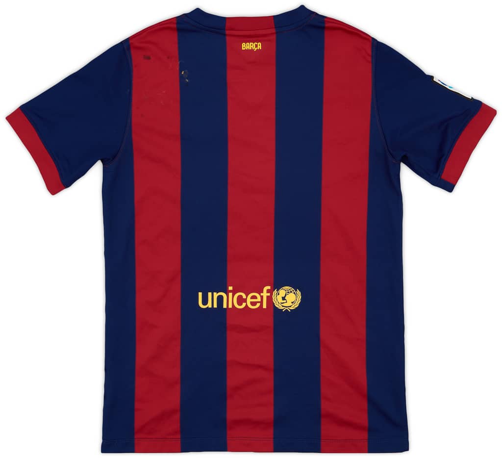 2014-15 Barcelona Home Shirt - 6/10 - (XL.Boys)