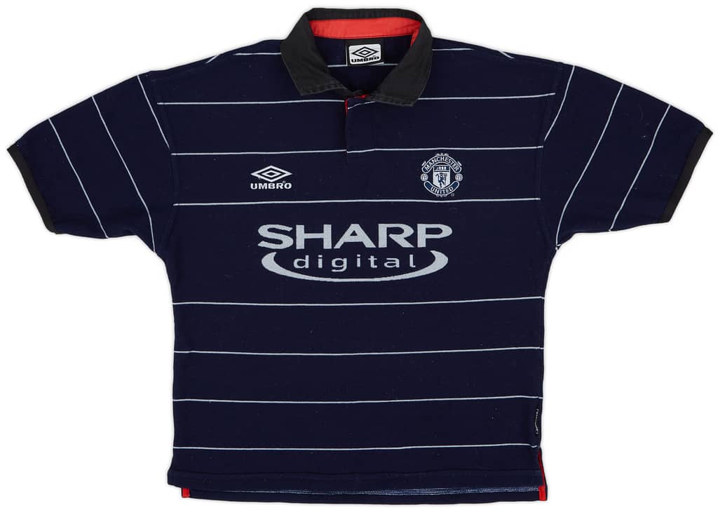 1999-00 Manchester United Away Shirt - 8/10 - (Y)