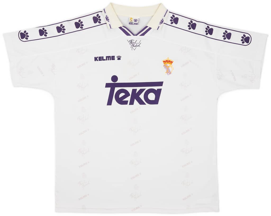 1994-96 Real Madrid Home Shirt - 5/10 - (XXL)