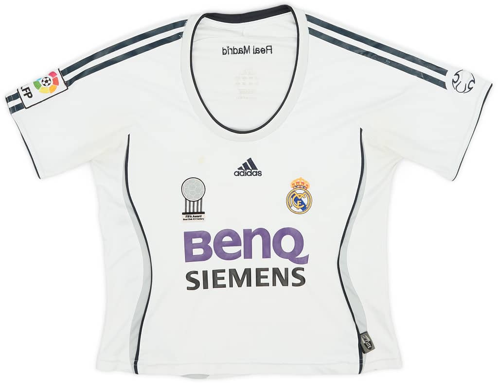 2006-07 Real Madrid Home Shirt - 4/10 - (Women's M)