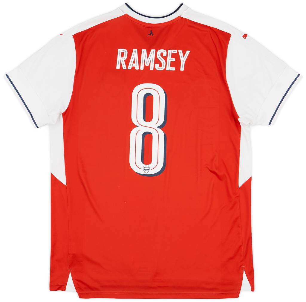 2016-17 Arsenal Home Shirt Ramsey #8 - 6/10 - (XL)