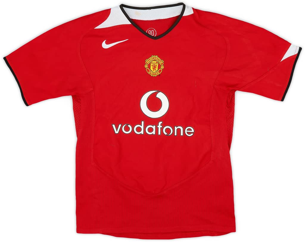 2004-06 Manchester United Home Shirt - 7/10 - (M.Boys)