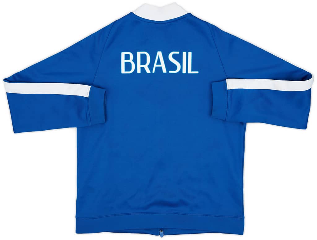 2014-15 Brazil Nike Track Jacket - 8/10 - (XL.Boys)
