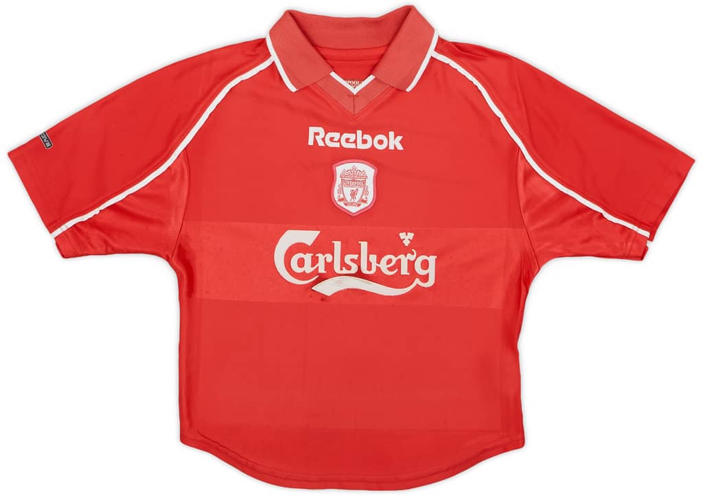 2000-02 Liverpool Home Shirt - 5/10 - (XS.Boys)