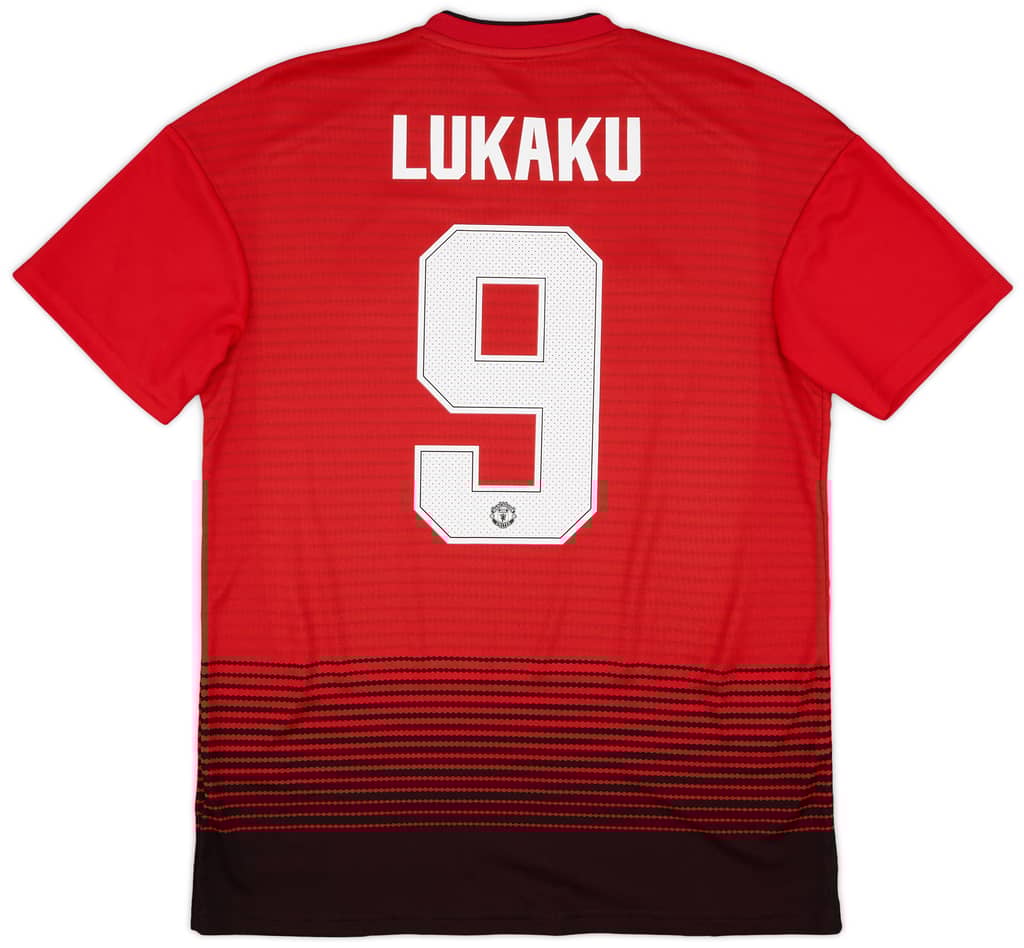 2018-19 Manchester United Home Shirt Lukaku #9 (M)