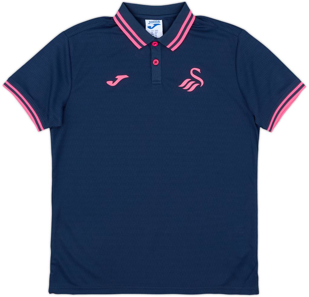 2023-24 Swansea City Joma Polo T-Shirt (11-12 Years)