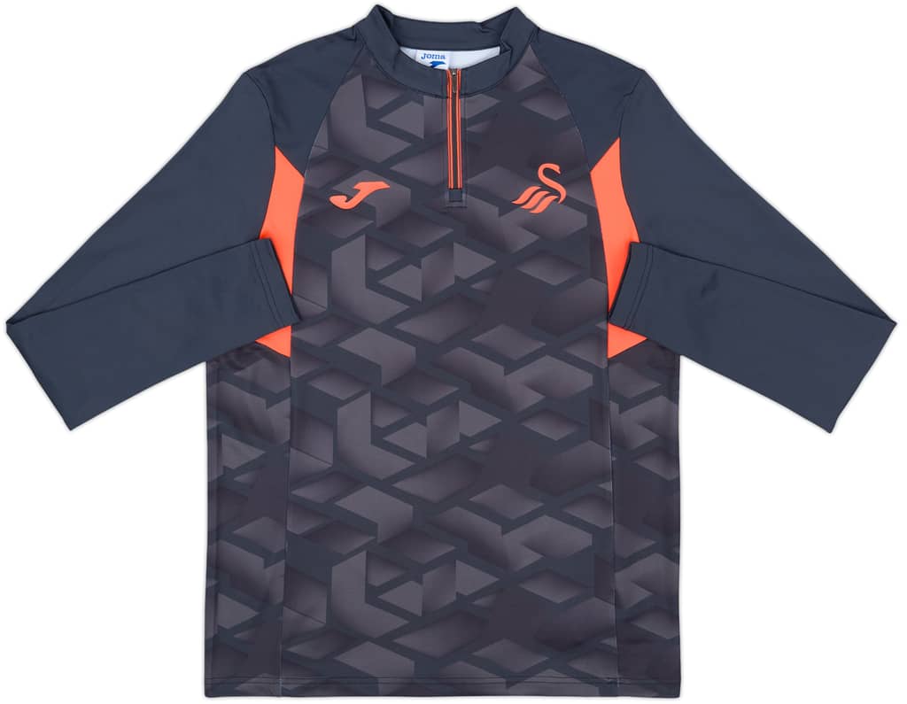 2023-24 Swansea City Joma 1/4 Zip Sweat Top