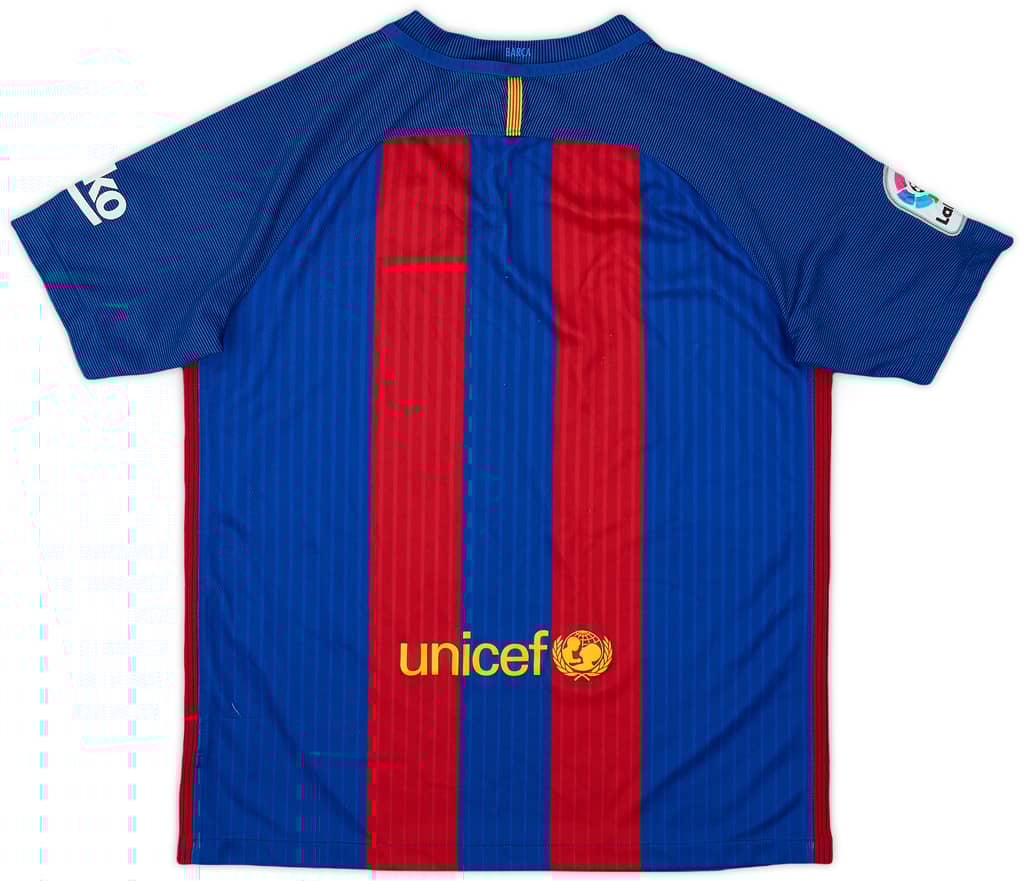 2016-17 Barcelona Home Shirt - 5/10 - (XL.Boys)