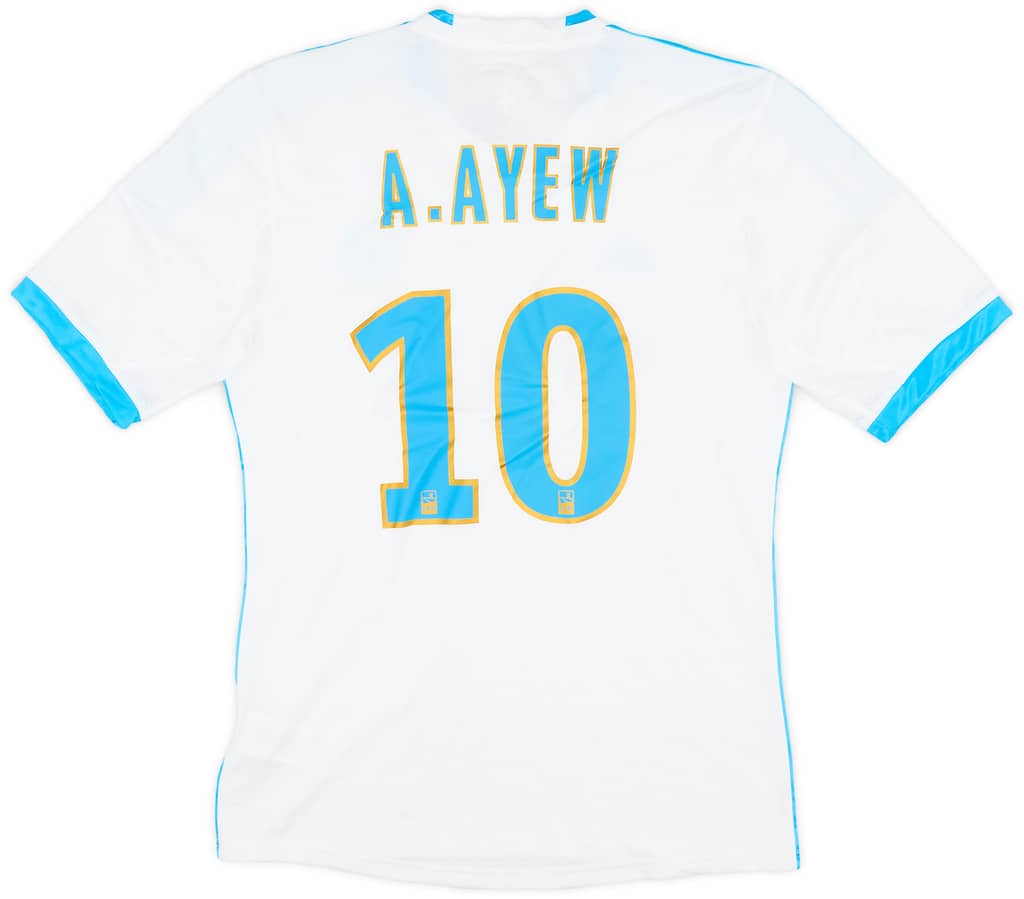 2013-14 Olympique Marseille Home Shirt A.Ayew #10 (S)