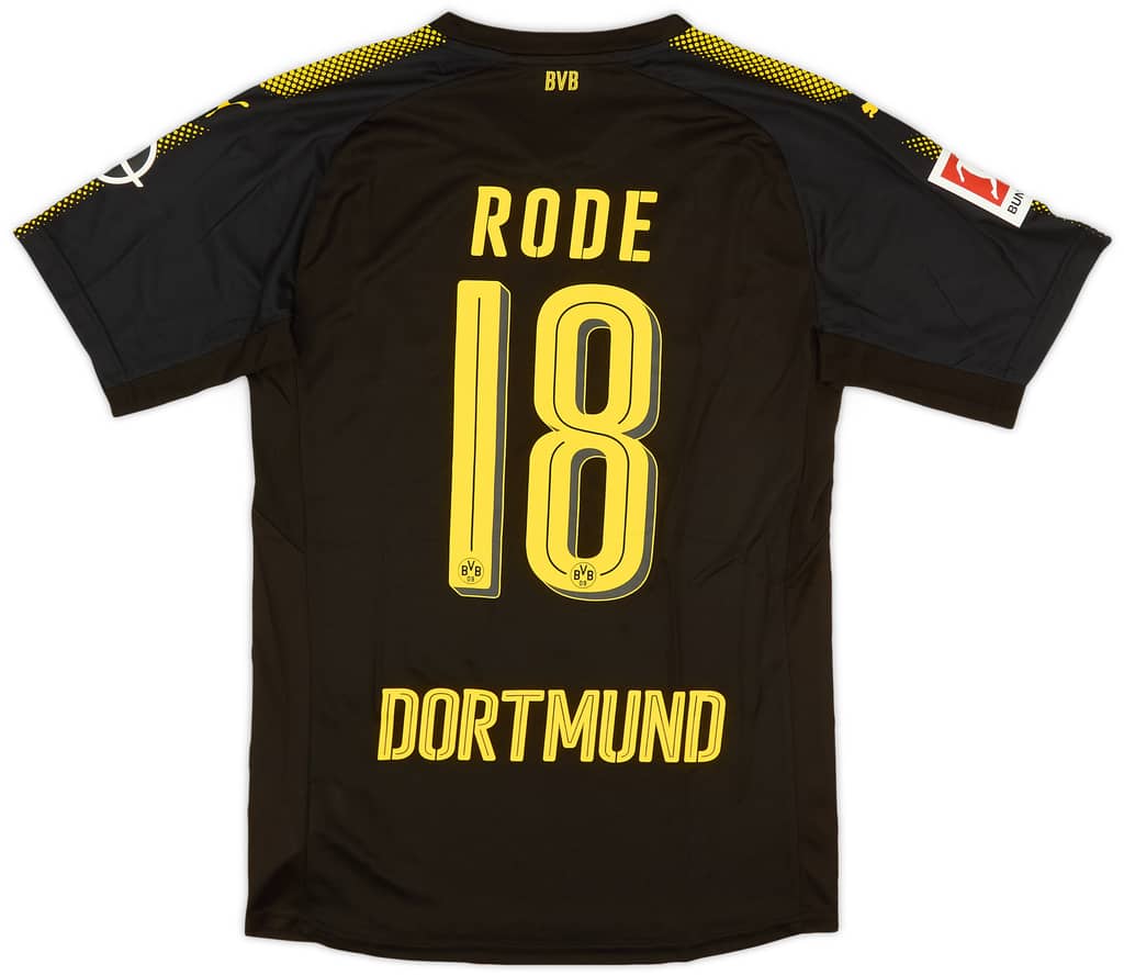 2017-18 Borussia Dortmund Authentic Away Shirt Rode #18 - 10/10 - (M)