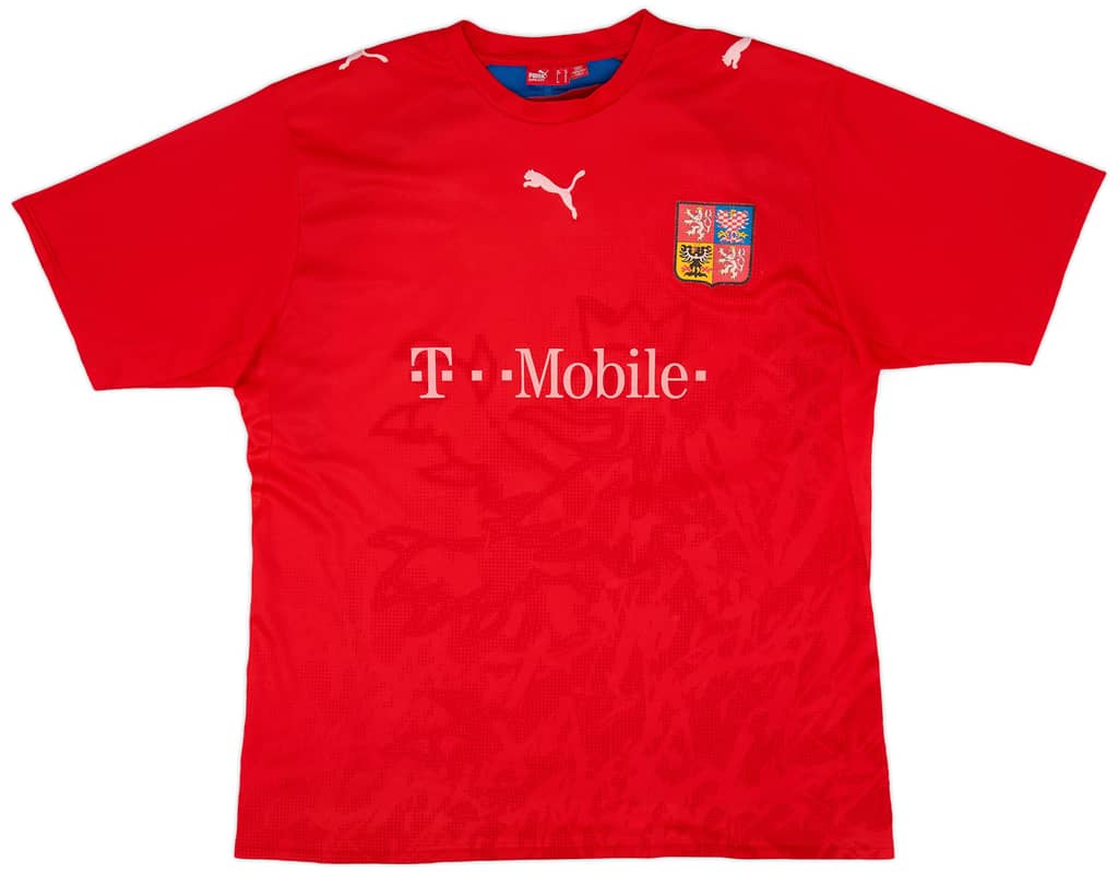 2006-08 Czech Republic Basic Home Shirt - 6/10 - (XL)