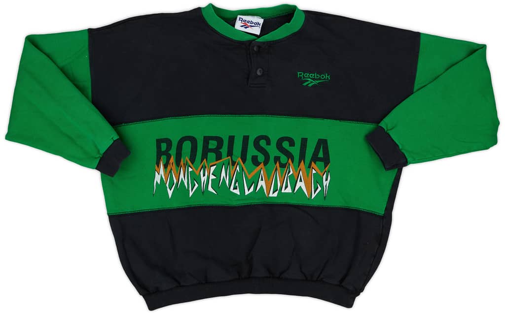 1996-97 Borussia Monchengladbach Reebok Rugby Polo Shirt - 8/10 - (XXL)