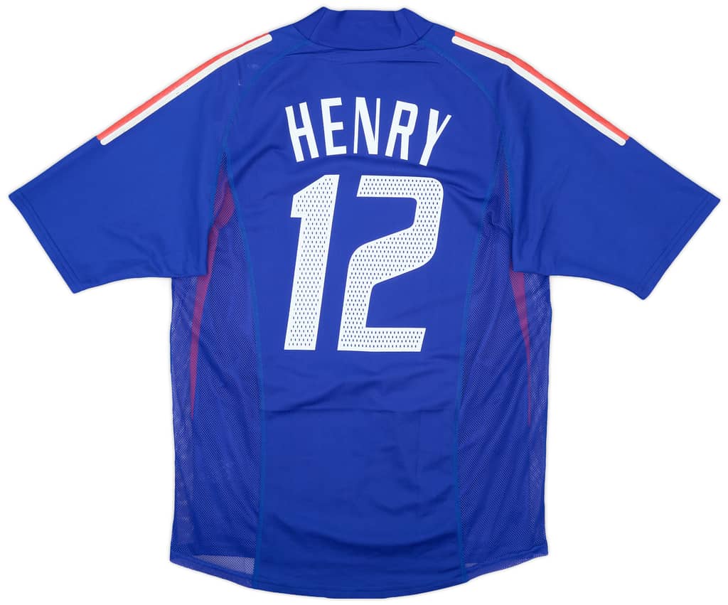 2002-04 France Player Issue Home Shirt Henry #12 - 6/10 - (M)