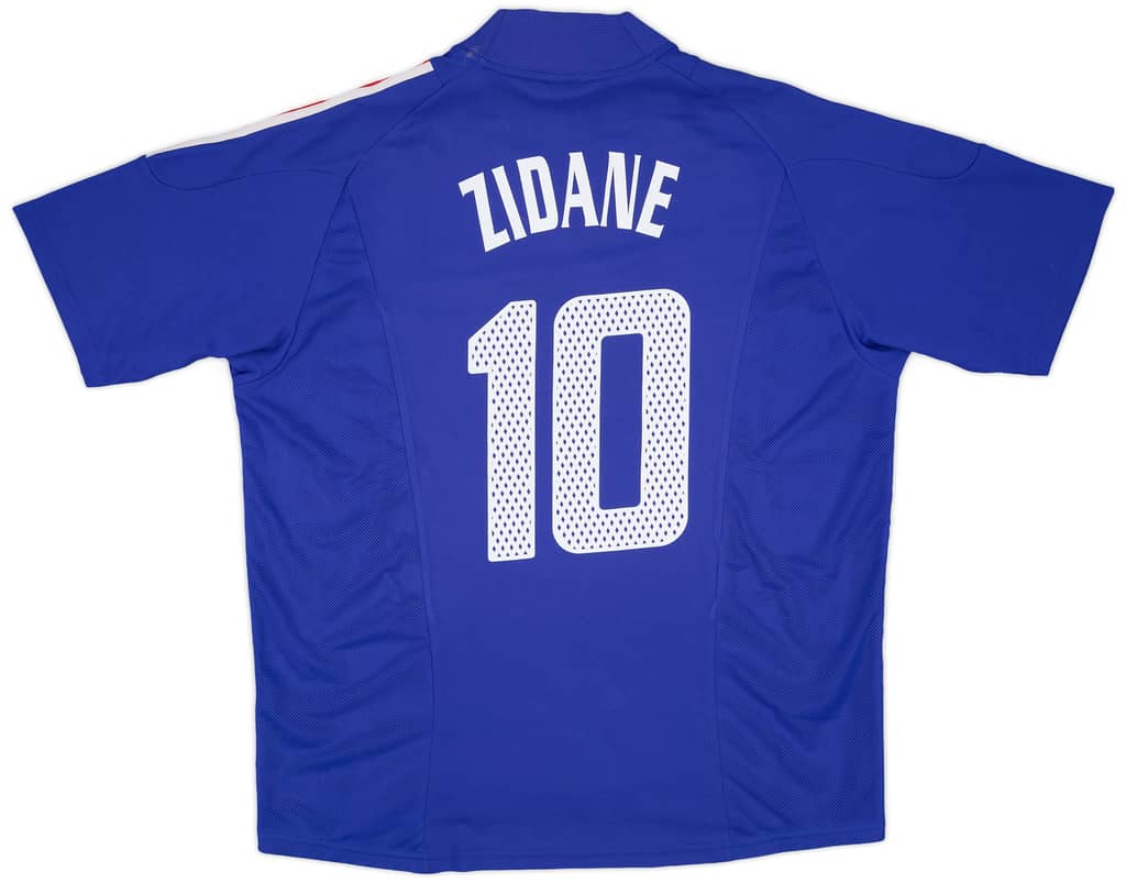 2002-04 France 'Made In South America' Home Shirt Zidane #10 - 6/10 - (XL)