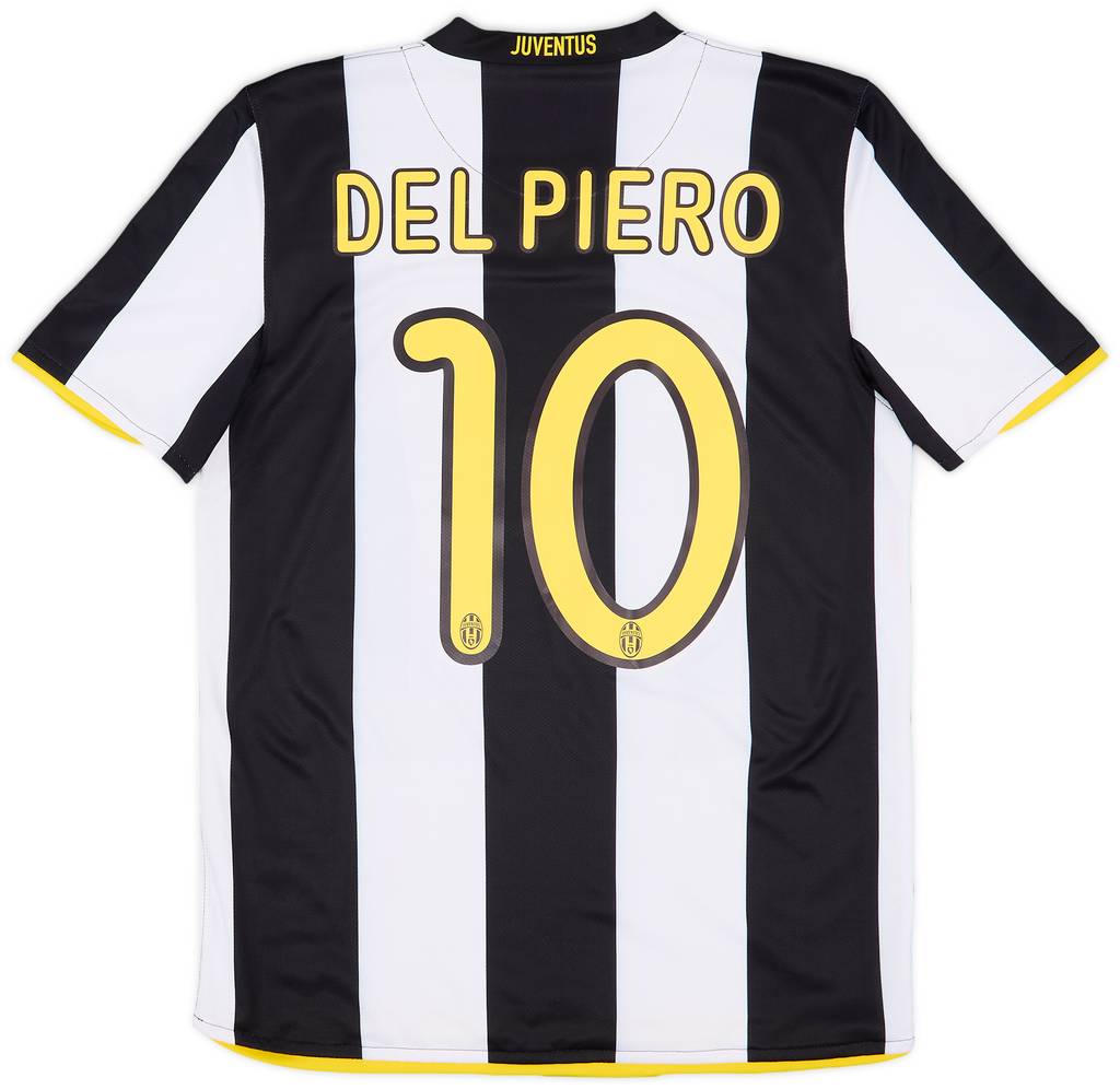 2008-09 Juventus Home Shirt Del Piero #10 - 9/10 - (S)