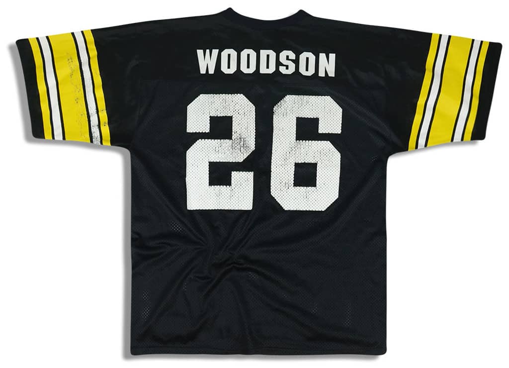 1992-96 Pittsburgh Steelers Woodson #26 Logo Athletic Jersey (Home) M