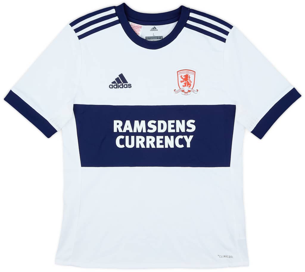 2017-18 Middlesbrough Away Shirt - 9/10 - (L.Boys)