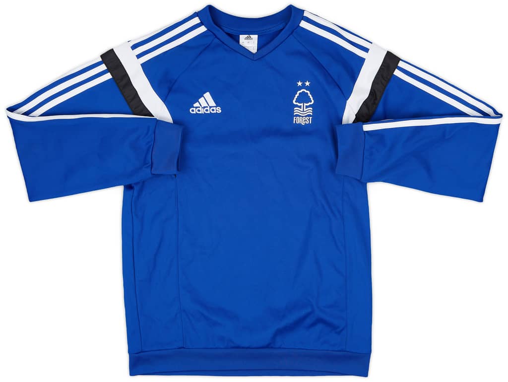 2014-15 Nottingham Forest adidas Sweat Top - 8/10 - (S)